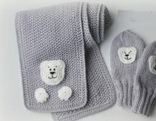 Cum să tricotați o eșarfă din fire cu pompoane folosind ace de tricotat