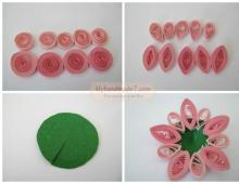 Quilling for beginners: patterns with detailed descriptions